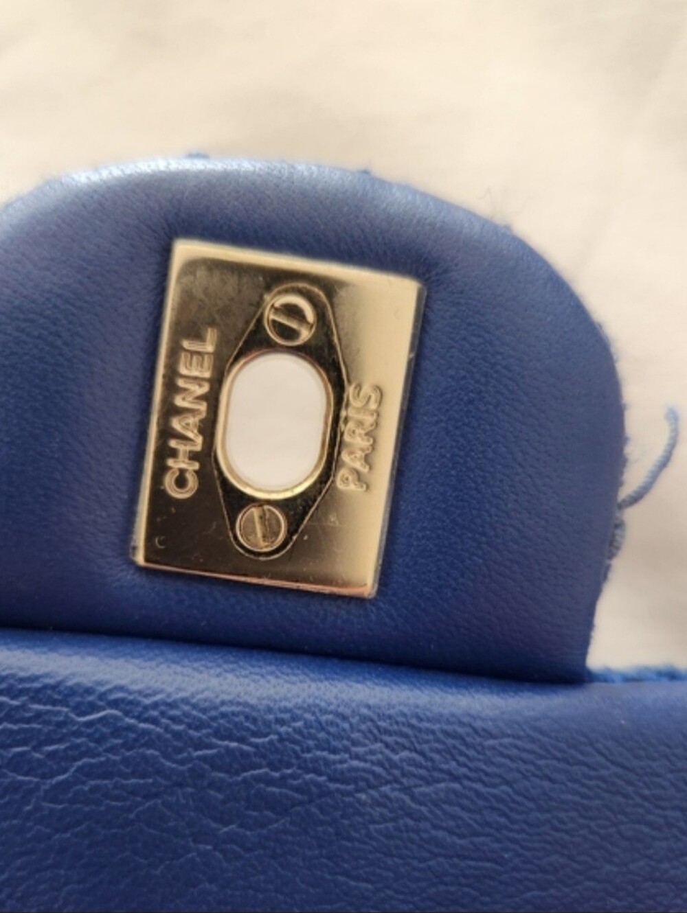 Chanel Blue Quilted Shoulder Bag - Picture 9 of 10